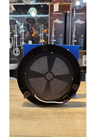 24 Watt Oval Siyah Kasa Beyaz Işık Sıva Üstü Led Panel 6500k Beyaz Beyaz Işık