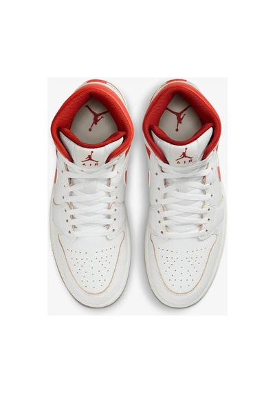 Nike Air Jordan 1 Mid Se Erkek Sneaker Beyaz Beyaz