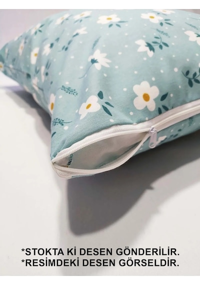 Yastık Kılıfı Karışık Desenli Gündelik Kullanımlık Düğünlük Dağıtmalık Okuluk 50 70 Cm Pillowcase Çok Renkli