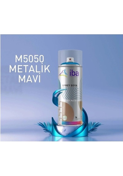 İBA METALİK MAVİ SPREY BOYA