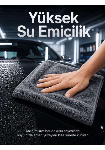 Mikrofiber Tank Bezi Araç İç Ve Dış Temizlik İçin Çizmez Yumuşak
