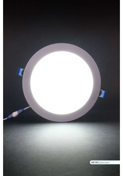 ACK Sıva Altı Yuvarlak LED Panel Armatür 6500K 18W AP01-01830 Beyaz