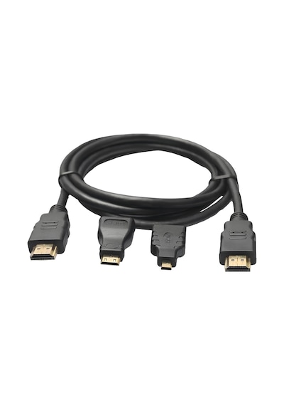 1.5 M 1.4v 3d Hdmı Kablo Mini Micro Uç 3in1 Çevirici Dönüştürücü