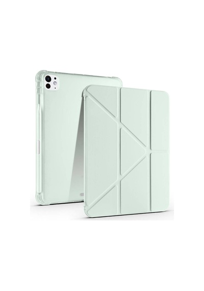 Apple Uyumlu iPad Pro 11 İnç M4 2024 Kılıf Kalem Şarj Bölmeli Case A2836 A2837 A3006 Kılıf