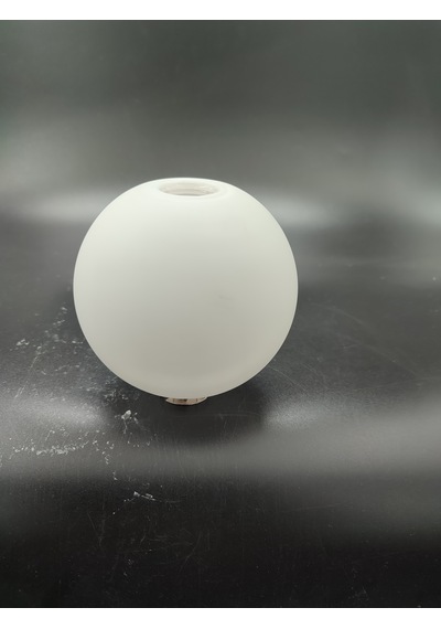 G.9 Ampule Göre,glob Avize Camı.beyaz Renkte Çapı:10.00 Cm Küre.kendinden Dişli. Süt Beyaz Mat Renkte