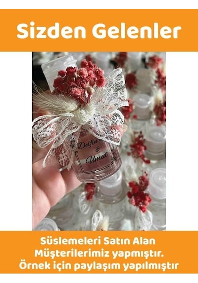 50 Adet 50 Ml Boş Plastik Şişe Om61 Şeffaf Kapak