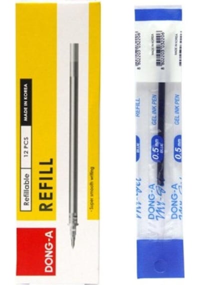 Mavi My Gel 0.5 MM Ince Iğne Uçlu Jel Kalem Yedeği 1 Adet Dong-a M