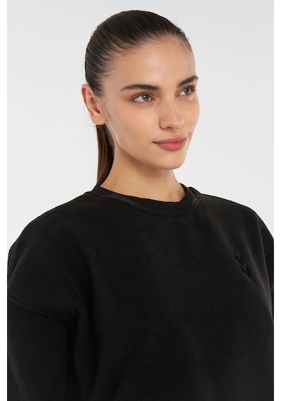 Hummel Kadın Sweatshirt Siyah 922014-2001 Hmllena Sharpa Sweatshırt 25kw61000373 W610094