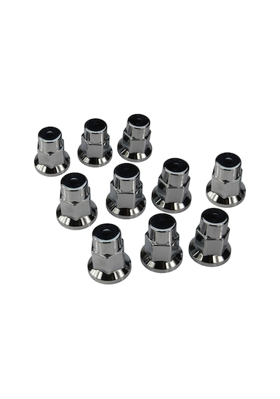Tır Kamyon İçin 10 Adet Krom Bijon Anahtar Kapağı 32 Mm