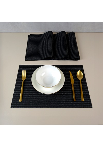 Maxstyle Silverline 4 Parça Amerikan Servis 30x45 Cm Renkli