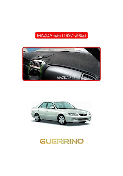 Mazda 626 1997-2002torpido Koruma Halısı Kırmızı Kenar
