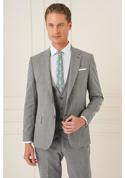 Efor Tk 902 Slim Fit Haki Klasik Takım Elbise Haki