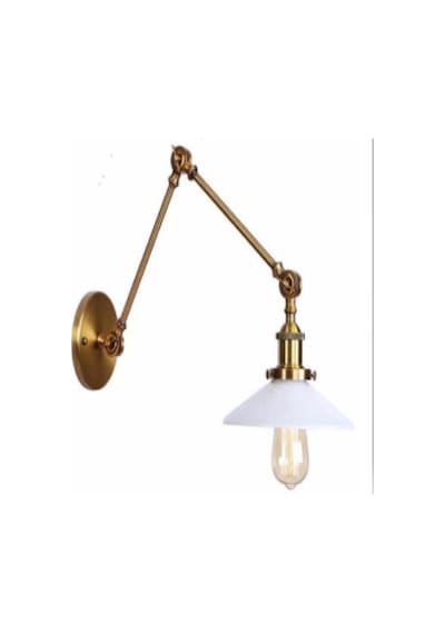 Riolight Retro Eskitme Duvar Apliği Şapka Çapı 22cm Eskitme