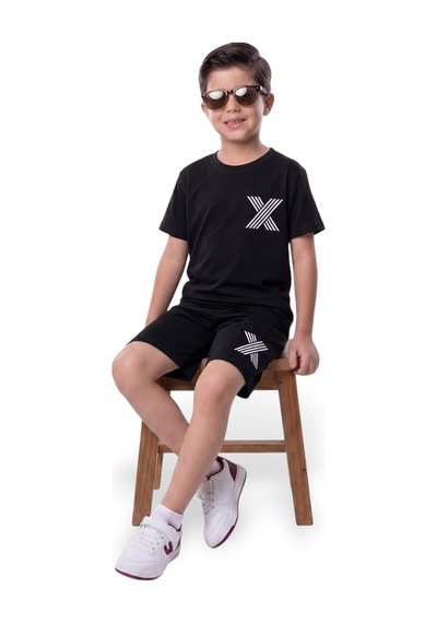 Minik Motion 2'li Set Kısa Kollu Tshirt Ve Şortlu Çocuk Minikmotion Alt Üst Takım Füme-siyah Minik Motion 2'li Set Kısa Kollu Tshirt Ve Şortlu Çocuk Minikmotion Alt Üst Takım Füme-siyah