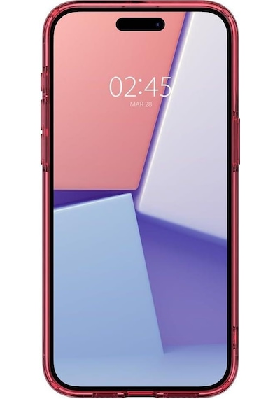 Spigen Apple Uyumlu iPhone 15 Pro İle  Kılıf Ultra Hybrid Deep Red