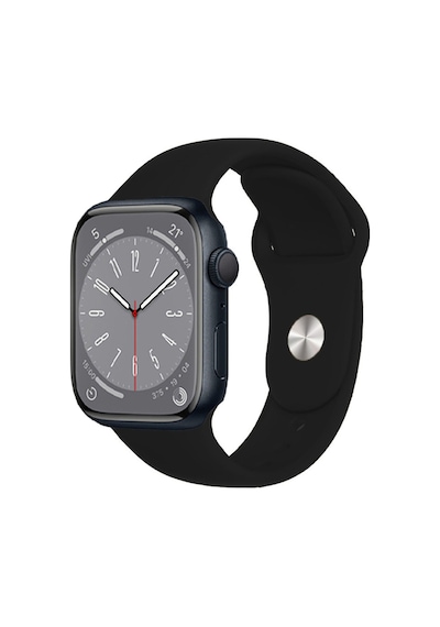 Forzacase Apple Uyumlu  Watch 9 41mm Silikon Kordon Kayış - Fc004 Siyah