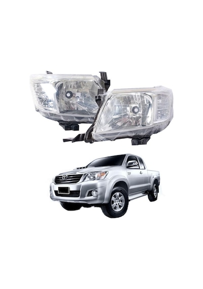 Toyota Uyumlu Hilux Sağ Sol Ön Far Takımı 20112014