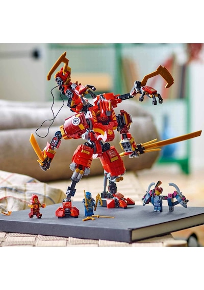 LEGO® NINJAGO Kai’nin Ninja Tırmanma Robotu 71812 9+ Yaratıcı Oyuncak Yapım Seti - 623 Parça