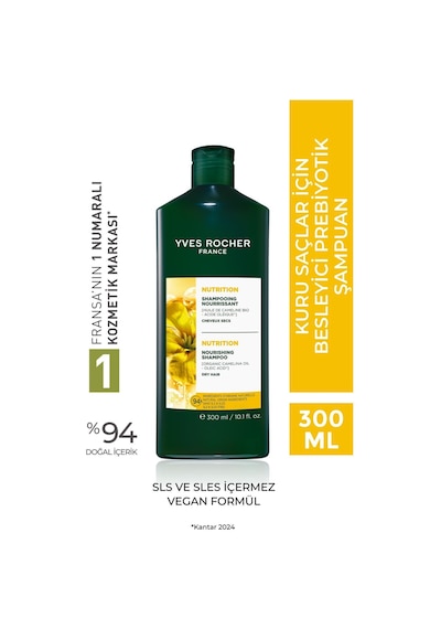 Nem Dengesi Sağlayarak Kuru Saçları Yoğun Nemlendiren Şampuan 300ml