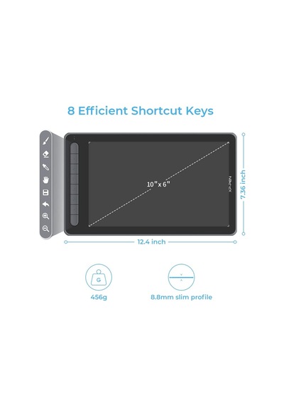 Xp-pen Deco Lw Kablosuz Grafik Tablet T 10\