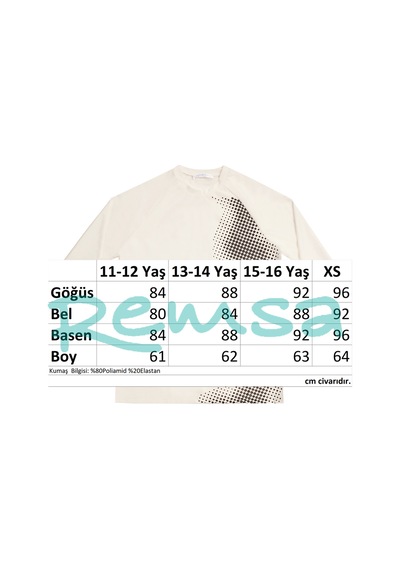 Neopy Uv Korumalı Genç Uzun Kollu Tek Üst Mayo Erkek Çocuk Tshirt 5317 Beyaz Beyaz