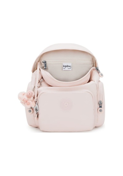 Kipling Kıplıng City Zip Mini Küçük Boy Sırt Çantası Pembe Pınk Shıne Pembe