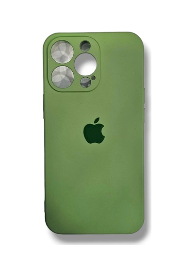 Apple Uyumlu iPhone 12 Pro Kılıf Logolu Lansman Yosun Yeşili
