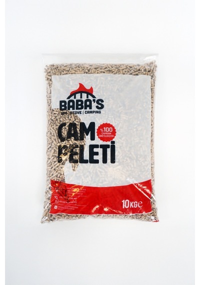 Çam Peleti / Çap: 6 Mm / 10 Kg Poşet / Baba's Stove