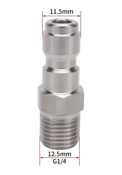 Robeve 1/4'' Quick Plug Bağlantı Aparatı Köpük Aparatları Ve Kısa Tabancalar Ile Uyumlu