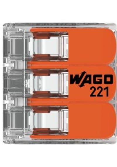 WAGO 3LÜ BUAT KLEMENSİ 221-413 -