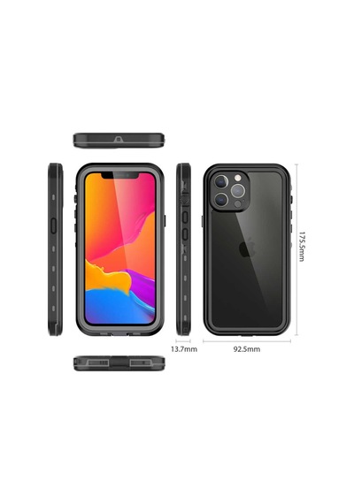 Apple Uyumlu iPhone 13 Pro Max Kilif Su Geçirmez 1-1 Silikon Kapak 522818357