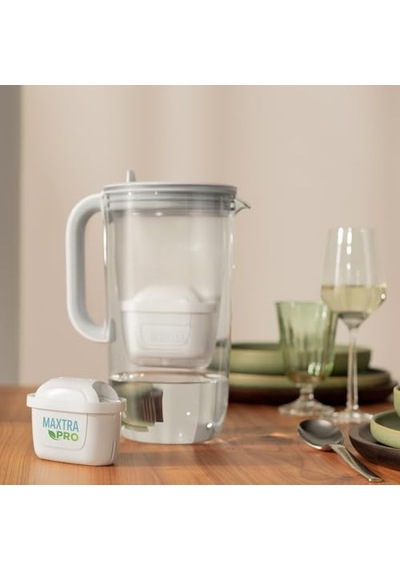 Cam Su Arıtma Sürahisi 1x Maxtra Pro Pure Performance Filtreli - Açık Mavi 2,5l Diğer