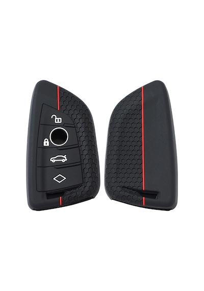 Bmw 1 3 5 6 7 Serisi G32 G30 G20 G11 & X1 X3 X5 X6 X7 & Z4 M Desenli Silikon Anahtar Kılıfı 1 Adet