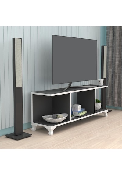 Kenzlife televizyon sehpası seul gri 038*150*30 tv ünitesi