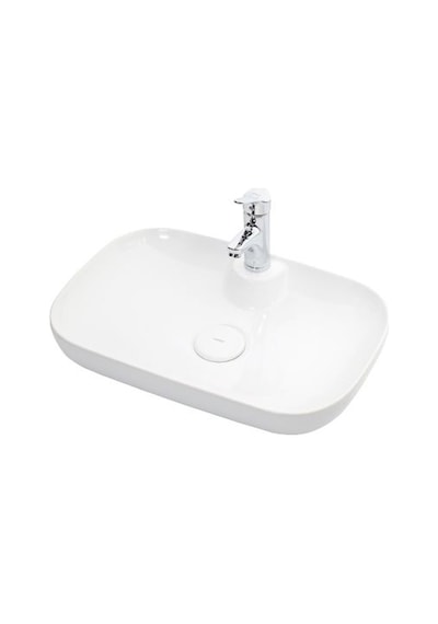 Lapino Premium Class 60 CM Tezgah Üstü Lavabo Beyaz