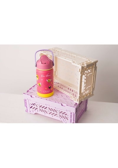 Sipnjoy - Flipsip Çocuk Su Termosu 360 Ml - Bee Honey