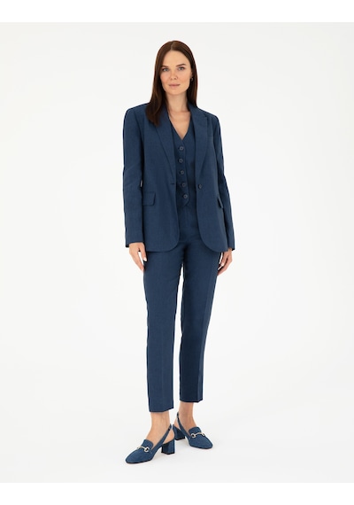 Pierre Cardin Kadın Lacivert Regular Fit Ceket 50282094-vr033 Lacivert