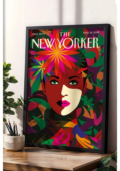 The New Yorker Çerçeveli Tablo March 18 2019