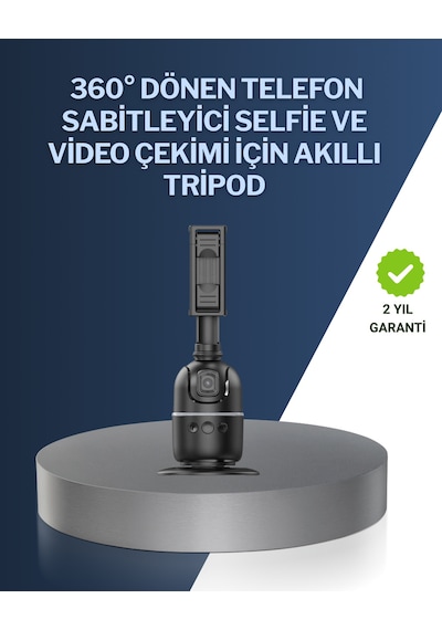 Canlı Yayın Ve Video Çekimleri İçin Otomatik Yüz Takipli Masaüstü Gimbal