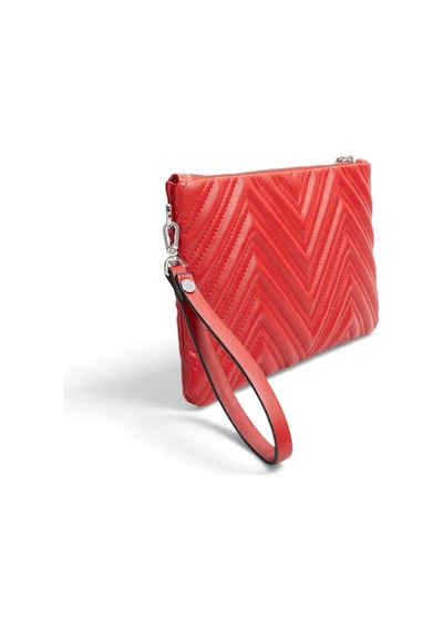 Silver Polo Kırmızı - Kırmızı Kapitone V Kadın Portföy Ve Clutch El Çantası Sp1250
