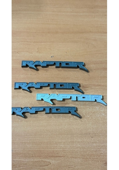 Ford Ranger F150 Gen3 Raptor Kaput Kaplama Scoop Yazısı 2 Adet