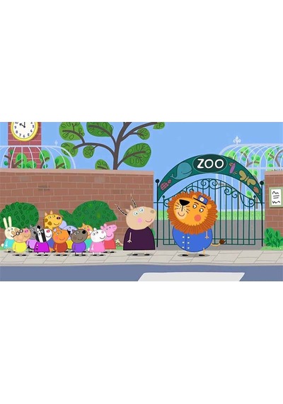 Peppa Pig: At the Zoo: A lift-the-flap book (Peppa Pig Lift the Flap Book)- Ladybirds