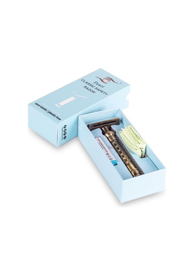 Pearl Shaving Krom Kaplama Antik Taraksız Jiletli Tıraş Bıçağı