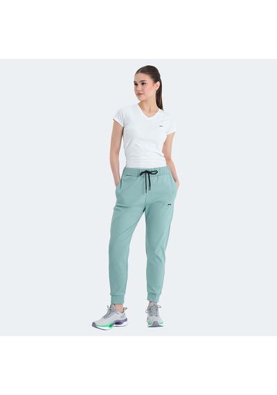 Slazenger VETERAN RBN Kadın Cepli Yeşil Eşofman Altı