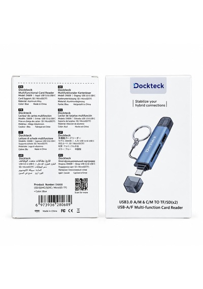 Dockteck Usb 3.0 Usb-c Sd Micro Sd Kart Okuyucu