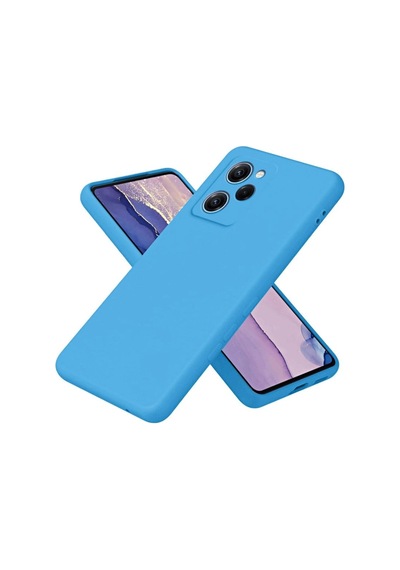 Xiaomi Poco X5 Pro 5g Nano İçi Kadife Silikon - Mavi Diğer