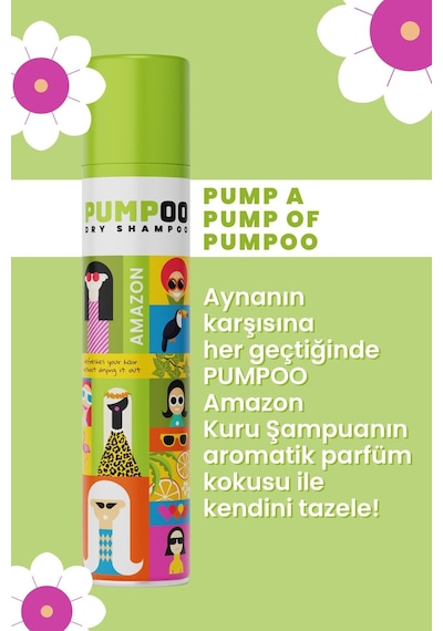 Pumpoo Amazon Kuru Şampuan 200 ML