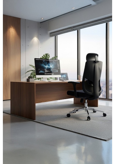 Ofisbazaar Atlas Premium Ergonomik Fileli Yönetici Koltuğu Başlıklı Ofis Ve Çalışma Koltuğu Siyah Siyah Ofisbazaar Atlas Premium Ergonomik Fileli Yönetici Koltuğu Başlıklı Ofis Ve Çalışma Koltuğu Siyah Siyah
