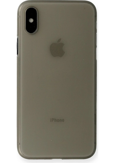 Cosmotex Newface Apple iPhone Uyumlu  Xs Max Kılıf Pp Ultra İnce Kapak - Gri