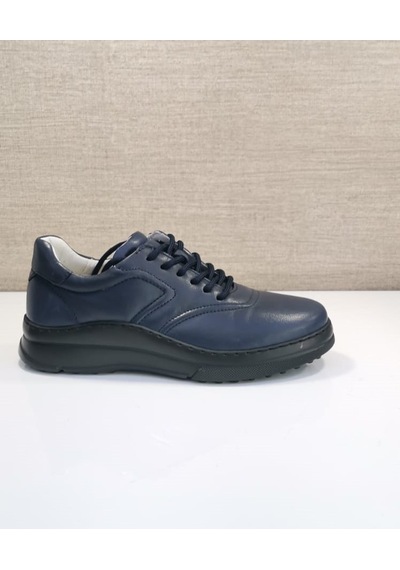 4506 Bayan Anatomik Comfort Ayakkabı Lacivert Siyah Nubuk